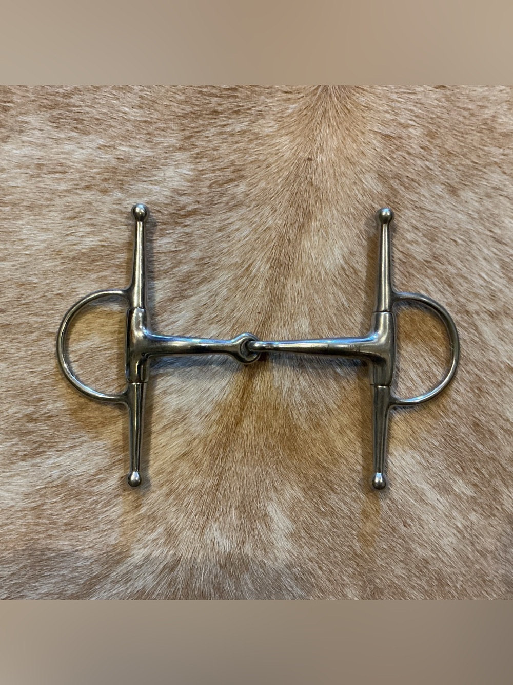 Silver Stainless Steel D-Ring Horse Bit